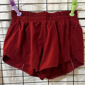 Amazon Women's Vibrant Red Athletic Shorts